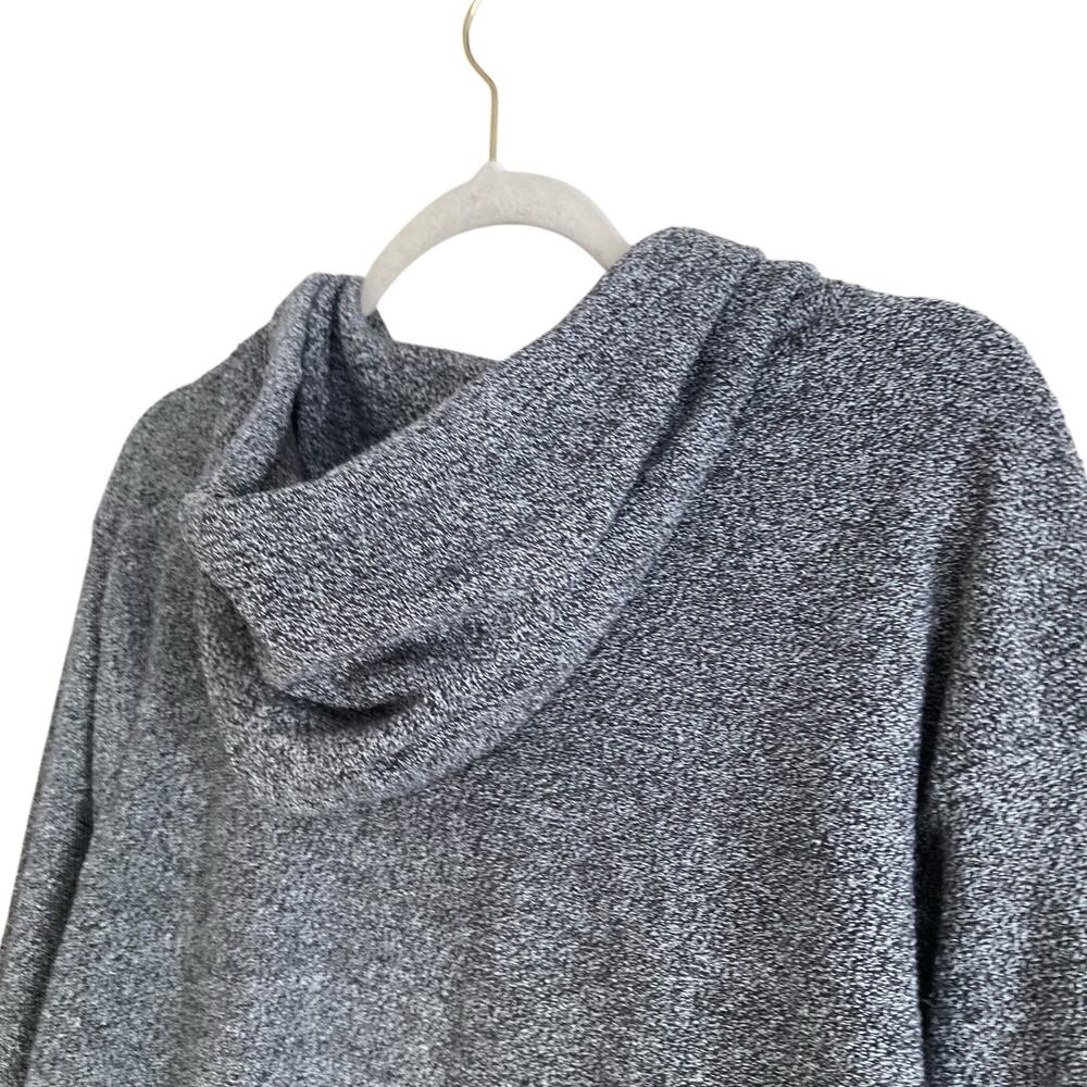 MV Sports Mammoth Gray White Terrycloth Slim Lightweight Hoodie Size Medium - Picture 14 of 16